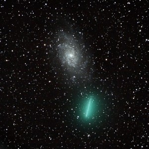Comet Tuttle & the Triangulum Galaxy